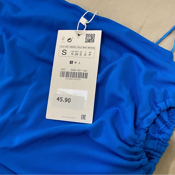 (SOLD) ZARA Long Jumpsuit with Cut-outs 💙 - Picture 6 of 6